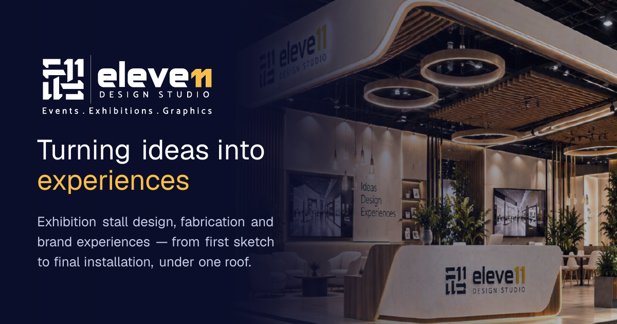 Eleven Design Studio — Exhibition Stalls, Events & Graphics in New Delhi